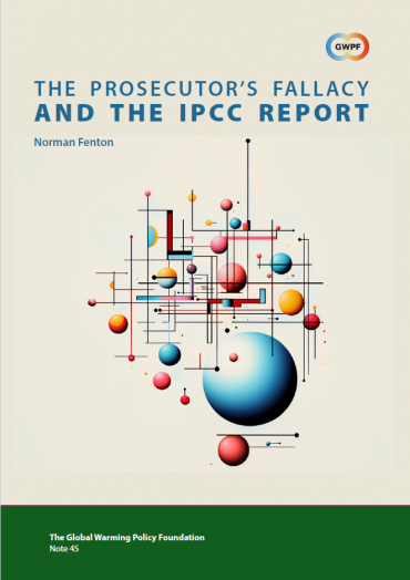 The Prosecutor's Fallacy and the IPCC Report - cover